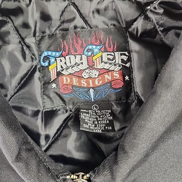 Troy Lee Designs TLD Double Sided Black Service Jacket Mens Large Motocross - Picture 2 of 15